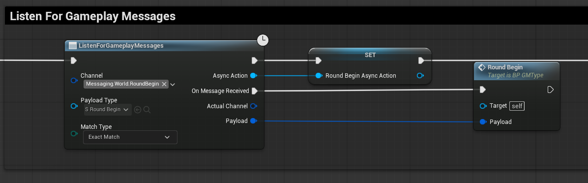 Gameplay messaging subsystem subscribe flow